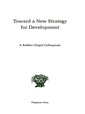 cover image of Toward a New Strategy for Development